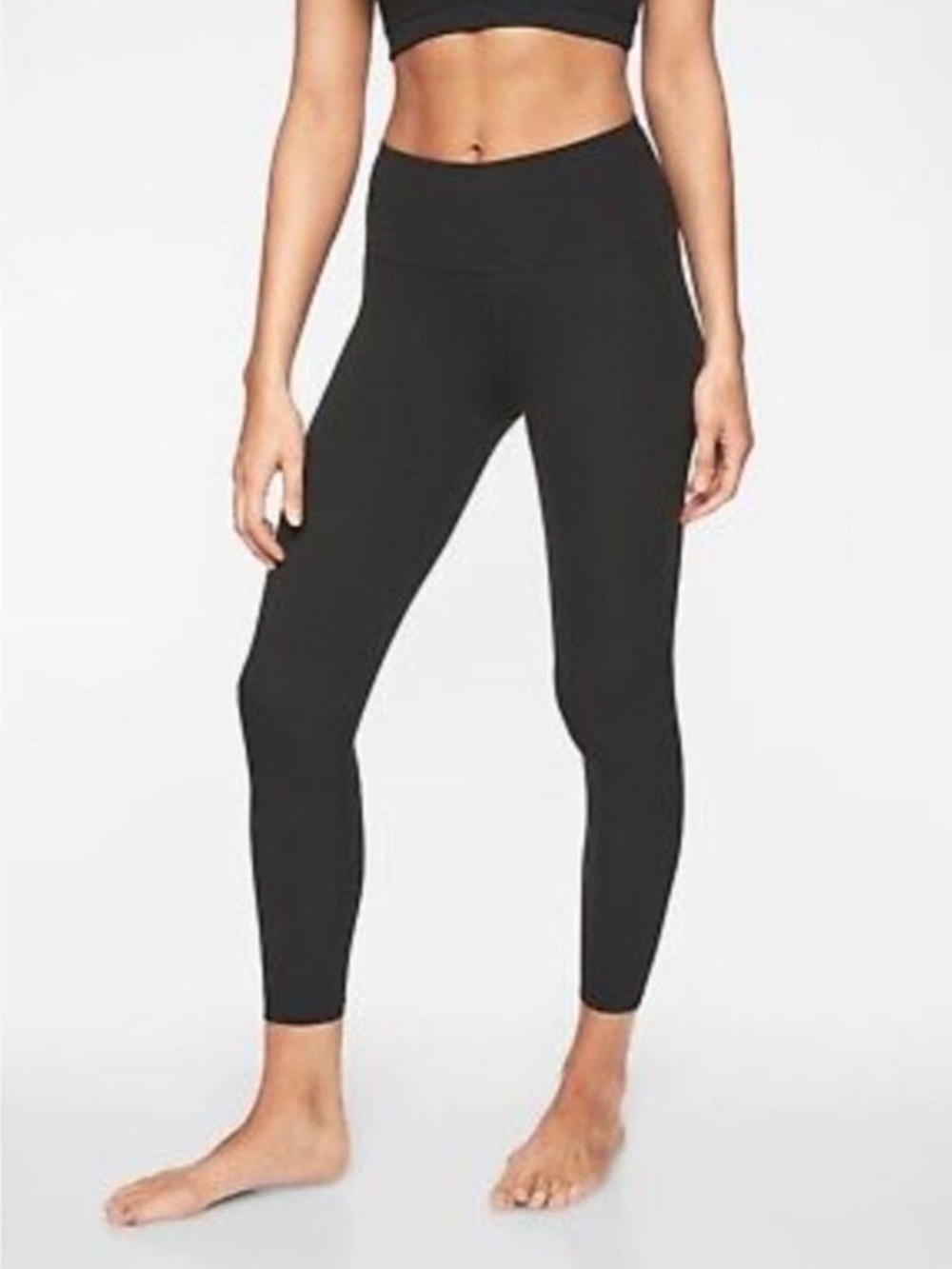 Athleta Black Elation 7/8 Tights Size XS